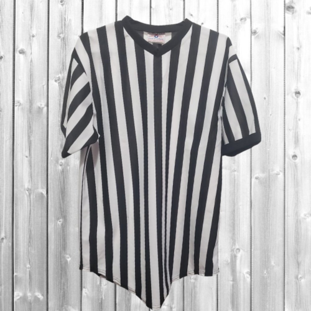 Vintage Referee Shirt Made in U.S.A by Athletic Apparel Size L